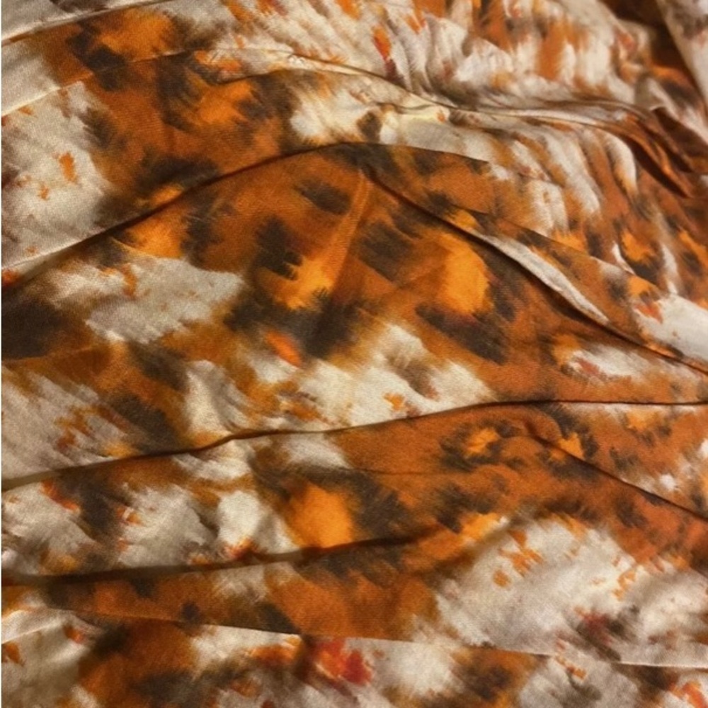 ZARA Floral Ruched Crop Top - Size Small - Picture 4 of 6